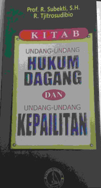 UU HUKUM DAGANG DAN HUKUM KEPAILITAN