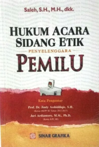 HUKUM ACARA SIDANG ETIK PENYELENGGARA PEMILU